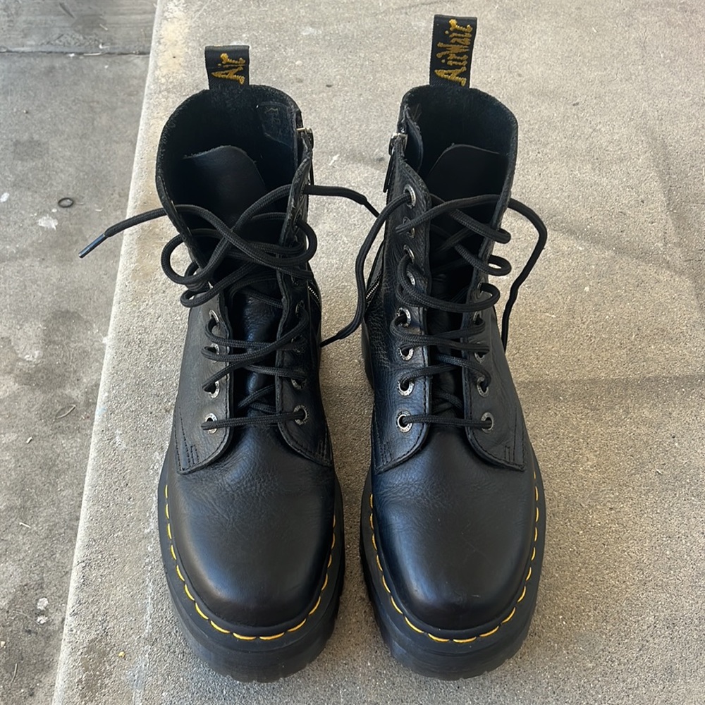 JADON BOOT PISA LEATHER PLATFORMS 8 Women’s